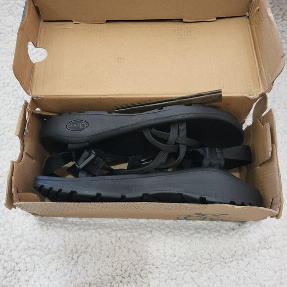 NEW Chaco Women's Zcloud X Sandal, Solid Black SIZE 9 - Picture 5 of 6